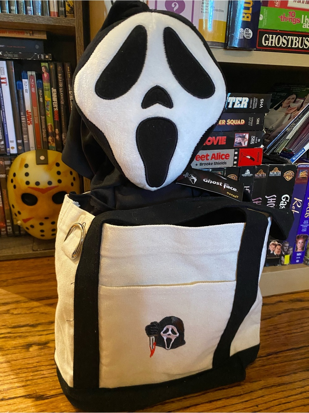 Ghostface Plush and Bag- Spirit Halloween